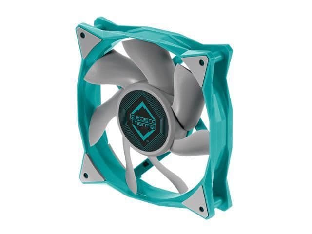 Iceberg Thermal IceGALE 120mm Teal / White 76 CFM PWM 1-Pack image
