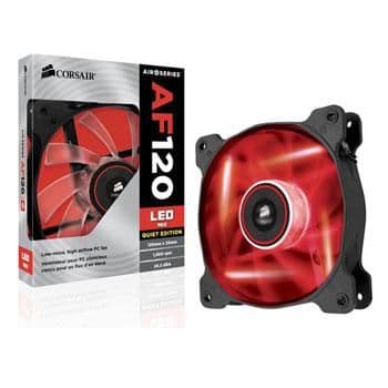 Corsair AF120 Quiet 120mm Black/Red Red LED 1-Pack image