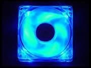 Apevia CF4SL-UBL-LED 80mm Blue Blue LED 25.64 CFM 1-Pack main image