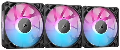 Corsair iCUE LINK RX120 120mm RGB PWM Black 3-Pack image