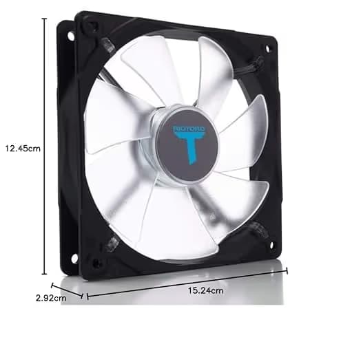 RIOTORO Cross-X Classic 120mm Black 47 CFM White 1-Pack image