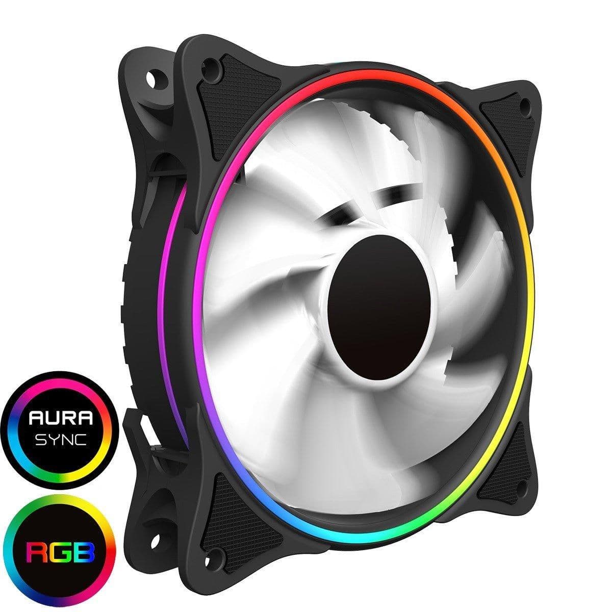 GameMax Mirage 120mm Black / White Addressable RGB main image