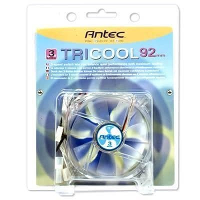 Antec TRICOOL 92mm Transparent image