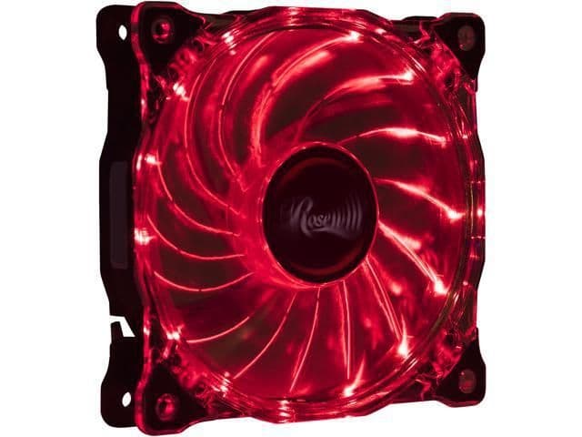 Rosewill RFA-80-RL 80mm Red Red LED 33.21 CFM 1-Pack main image