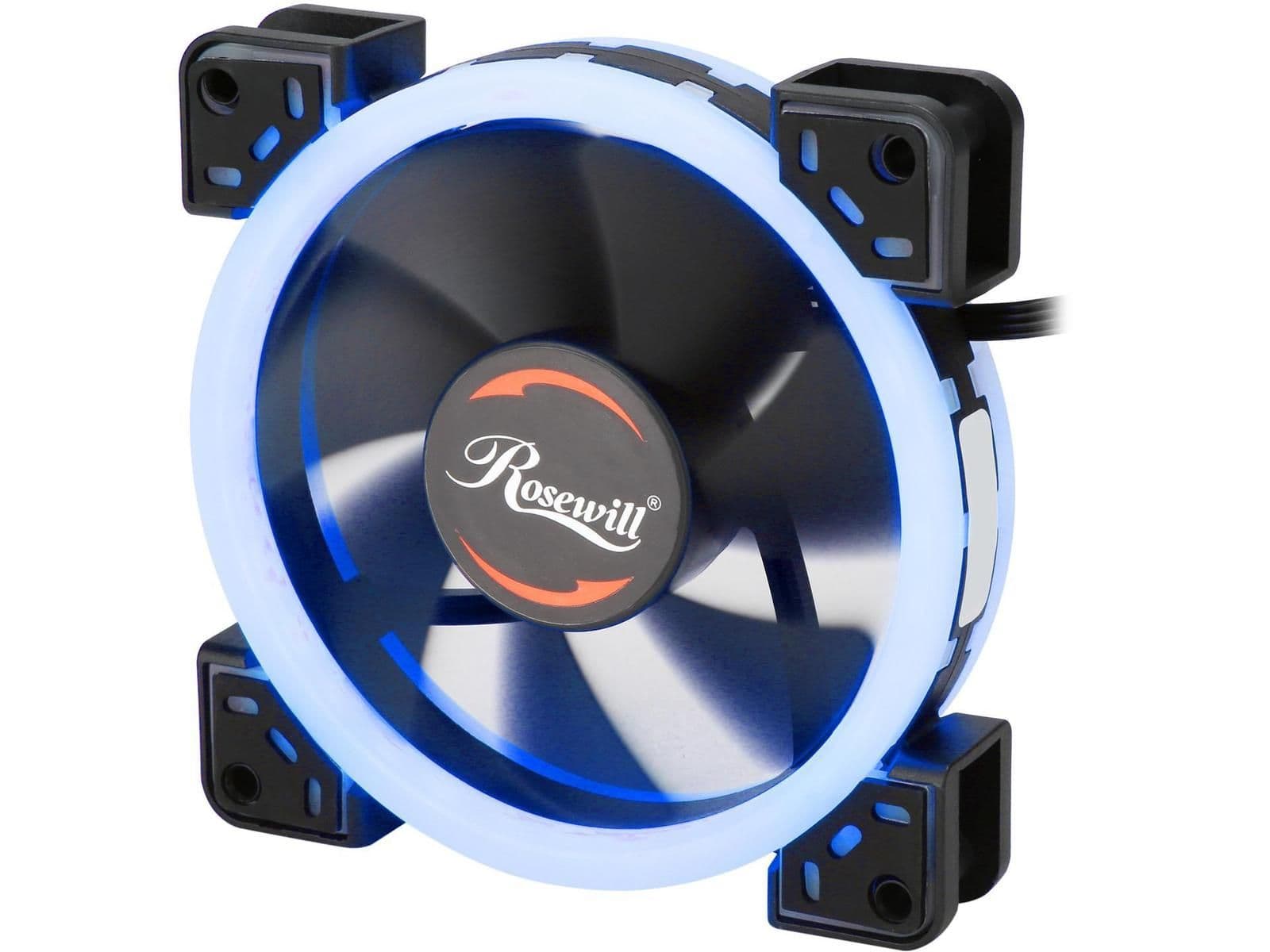 Rosewill RFA-BL1201 120mm Black PWM Blue LED image