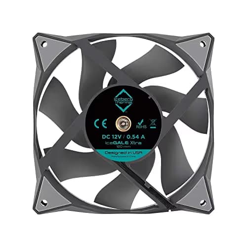 Iceberg Thermal IceGALE Xtra 127 CFM 120mm Gray / White PWM image