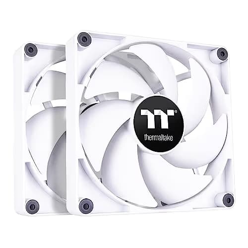 Thermaltake CT140 140mm White PWM 77.37 CFM 2-Pack image