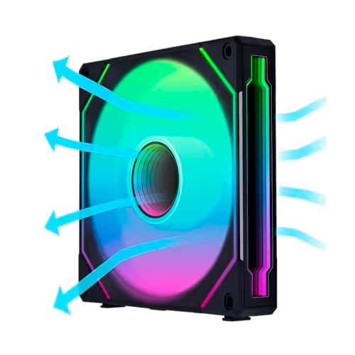 Lian Li Uni Fan SL-Infinity 140mm ARGB PWM Reverse image