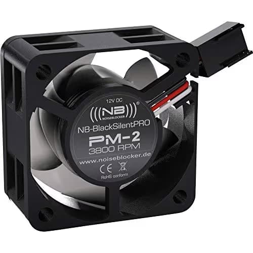 NoiseBlocker BlackSilentPro P-2 40mm Black 5.3 CFM image