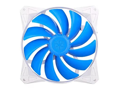 Silverstone FQ 140mm White / Blue PWM 62 CFM 1-Pack image
