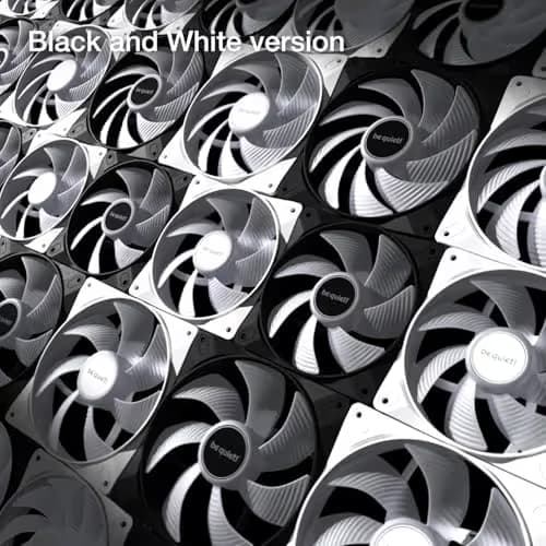be quiet! Light Wings LX 140mm Addressable RGB PWM 75.5 CFM White 3-Pack image
