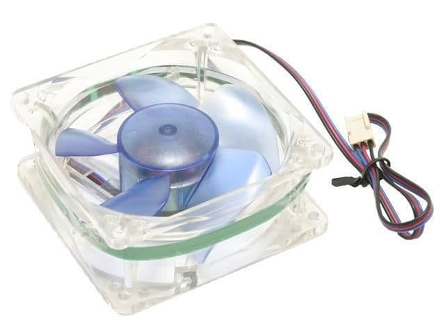 Evercool CL8035/LD3 80mm White Green LED main image