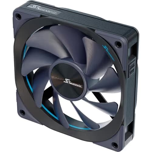 SeaSonic MAGFLOW 120mm Black PWM 63.33 CFM 3-Pack image