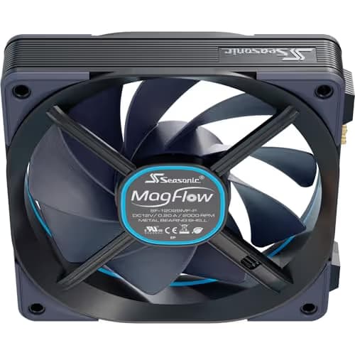 SeaSonic MAGFLOW 120mm Black PWM 63.33 CFM 3-Pack image
