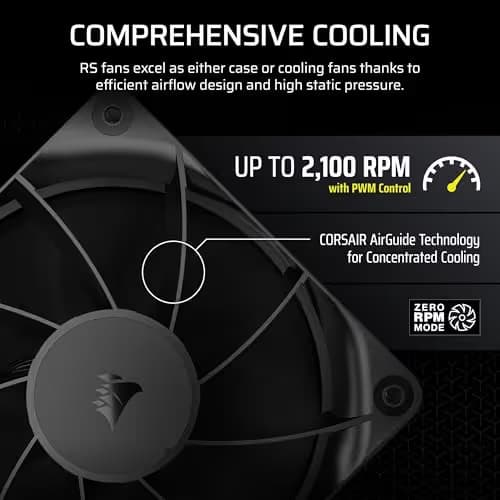 Corsair RS120 120mm Black  image