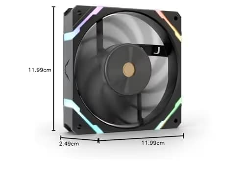 Valkyrie X12F 120mm Black PWM RGB image