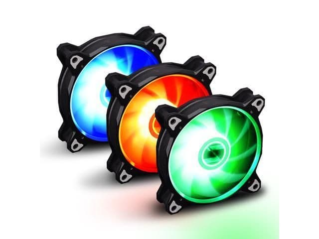 Lian Li Bora Lite 120mm RGB PWM 48.31 CFM Black 3-Pack main image
