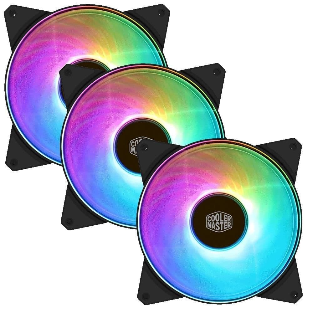 Cooler Master MasterFan MF120R 120mm Black ARGB PWM 3-Pack main image