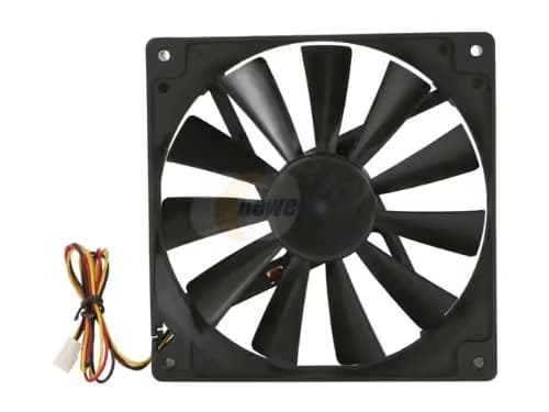 Evercool FAN-EC1425L12EA 140mm Black 68.23 CFM 1-Pack image