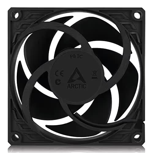 ARCTIC P8 80mm Black TC 23.4 CFM image