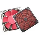 Evercool Spider Filter 80mm Red 32.5 CFM 1-Pack image