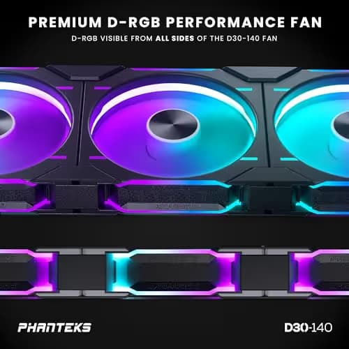 Phanteks PH-F140D30R 140mm Black PWM ARGB image