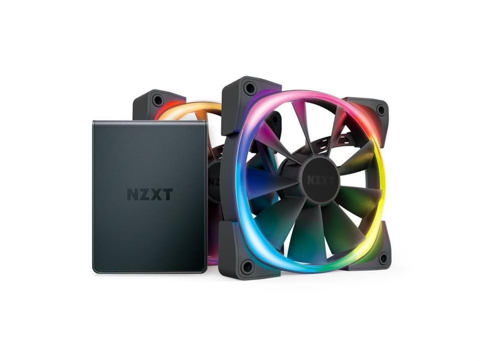 NZXT AER RGB 2 120mm Black RGB PWM 2-Pack main image