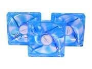 Apevia CF312SL-UBL 120mm Blue 63.85 CFM Blue LED 3-Pack image