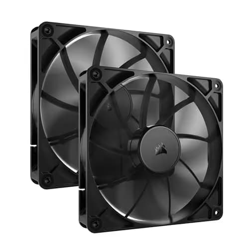 Corsair RS140 140mm PWM 95.5 CFM Black 2-Pack image