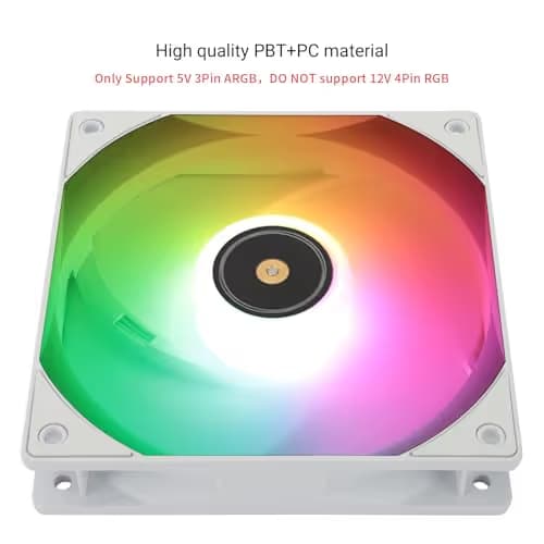 Thermalright TL-E12W-S V3 120mm White Addressable RGB PWM 72.37 CFM image