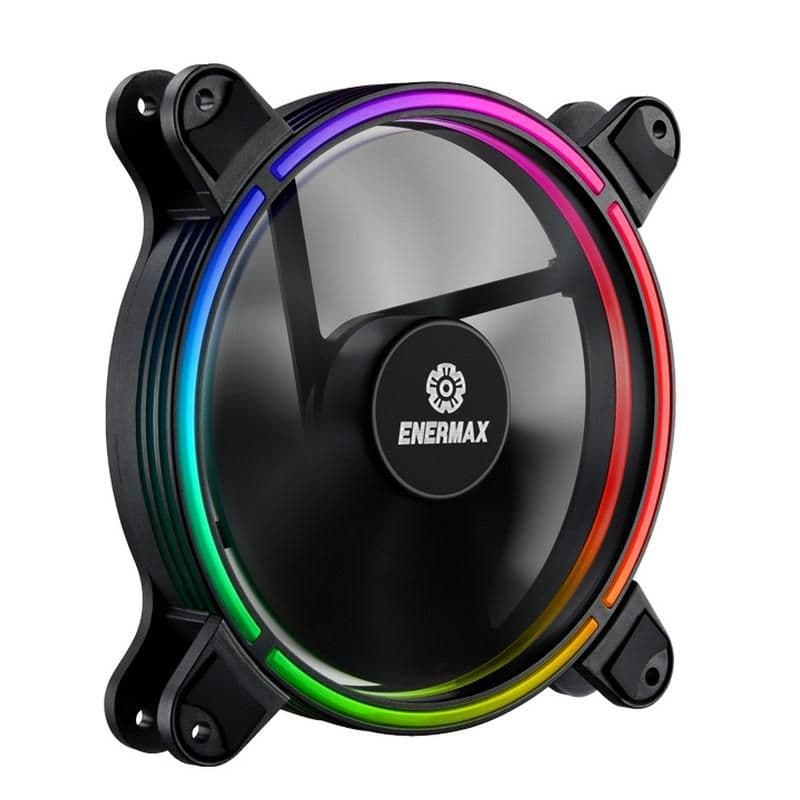 Enermax T.B. 140mm Black RGB PWM 56.89 CFM 1-Pack image