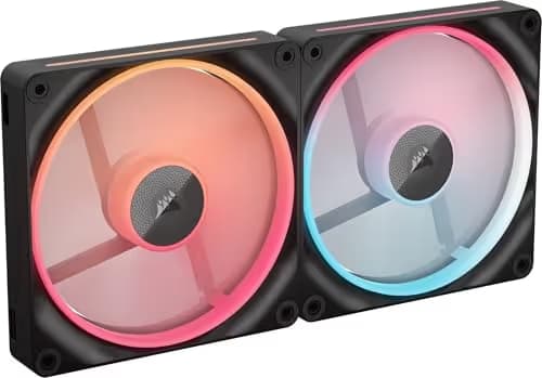 Corsair iCUE LINK LX140-R 140mm Black RGB PWM 2-Pack main image