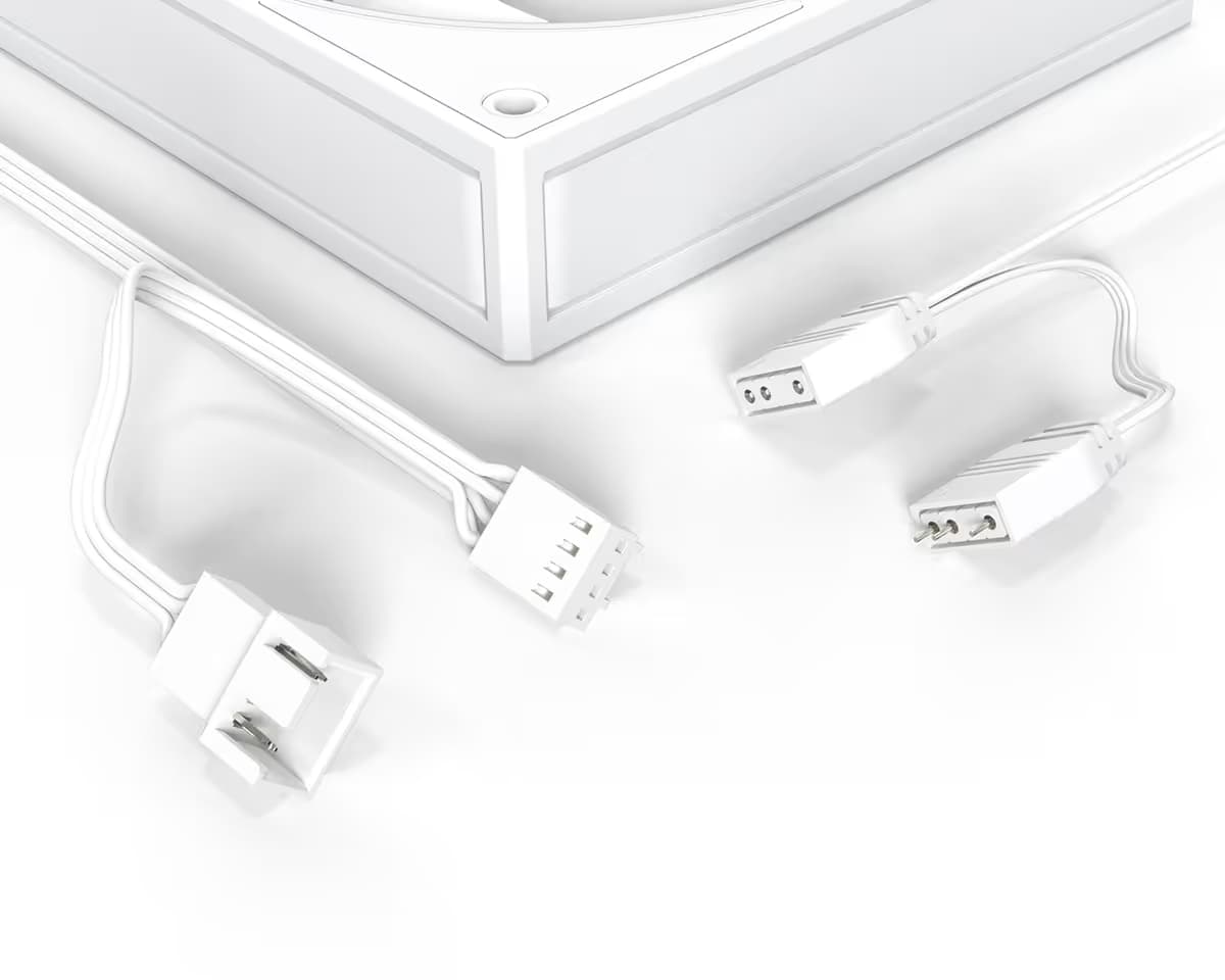 ID-COOLING AF-127-ARGB-W 120mm White PWM image