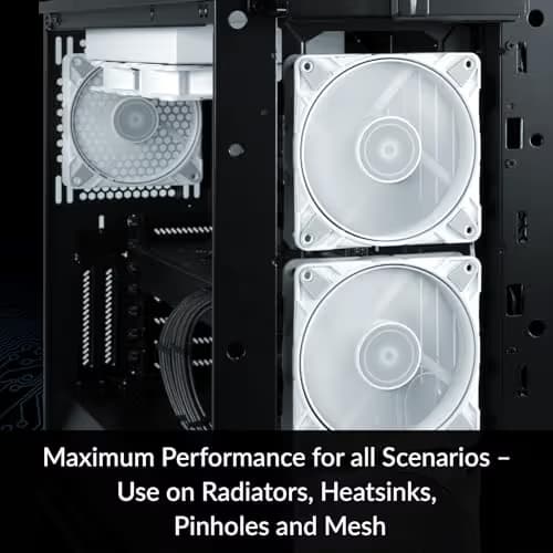 ARCTIC P12 Max 120mm White PWM 81.04 CFM 1-Pack image