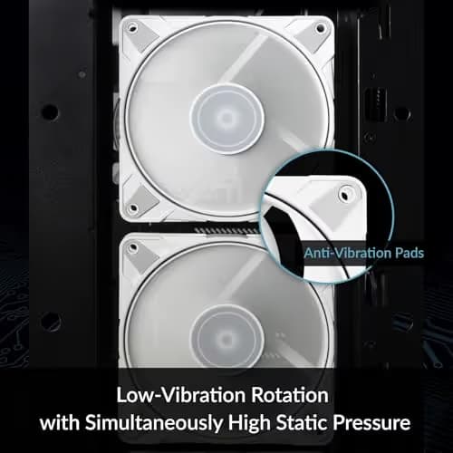 ARCTIC P12 Max 120mm White PWM 81.04 CFM 1-Pack image