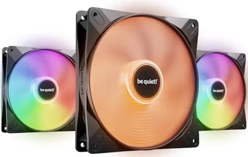 be quiet! Light Wings LX 140mm Black Addressable RGB PWM 56 CFM main image