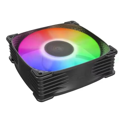 Geometric Future Squama 3805 120mm Black Addressable RGB PWM 115 CFM 1-Pack image