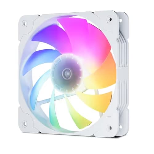 Vetroo SA-140 140mm White PWM 69.29 CFM Addressable RGB 1-Pack image