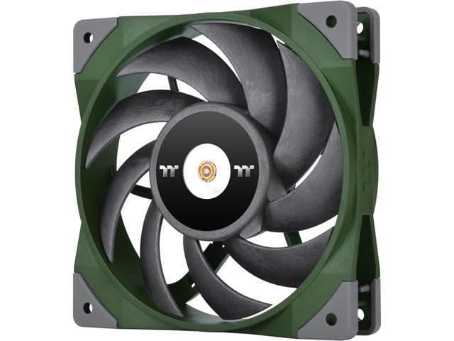 Thermaltake TOUGHFAN 120mm Green PWM 58.35 CFM image