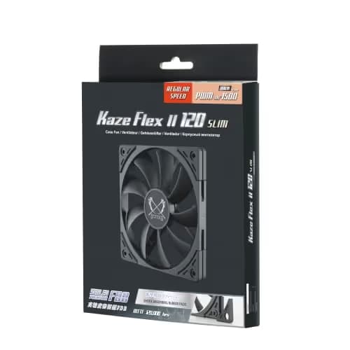 Scythe Kaze Flex II Slim 120mm Black PWM image