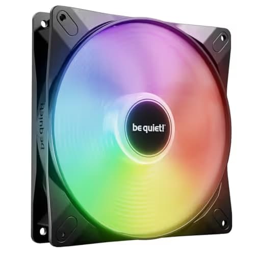 be quiet! Light Wings LX 140mm Black Addressable RGB PWM 75.5 CFM image