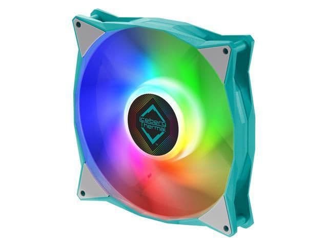 Iceberg Thermal IceGALE 140mm Teal / White ARGB PWM 96 CFM main image