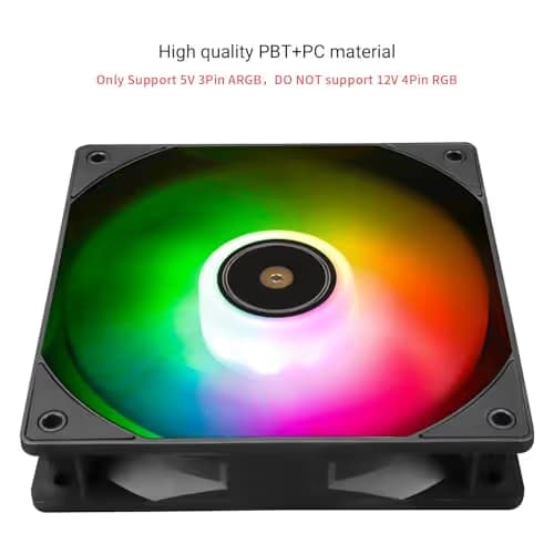 Thermalright TL-E12B-S V3 120mm Black Addressable RGB PWM 72.37 CFM 1-Pack image
