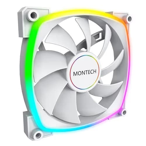 Montech AX140 140mm White PWM ARGB 90.5 CFM 1-Pack main image