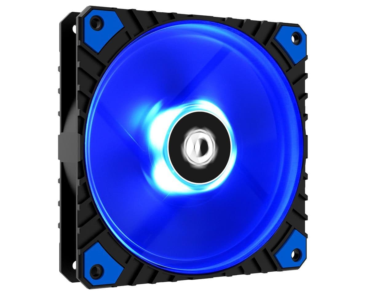ID-COOLING WF-12025-XT-B 120mm Black PWM Blue LED 1-Pack image