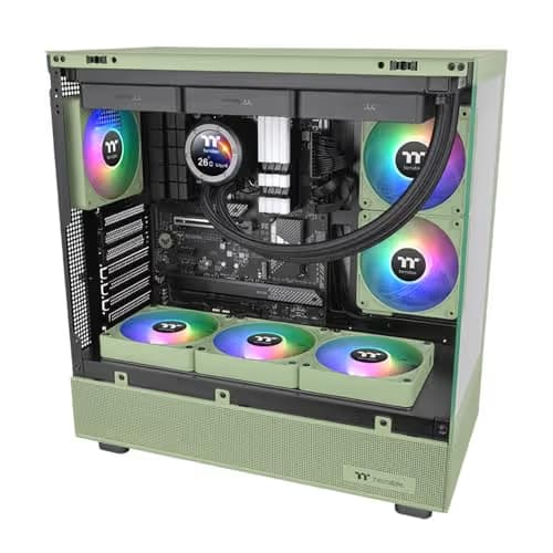 Thermaltake CT120 EX 120mm Green PWM ARGB 3-Pack image