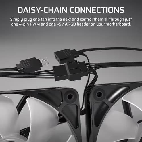 Corsair RS140 140mm White ARGB PWM 95.5 CFM 2-Pack image