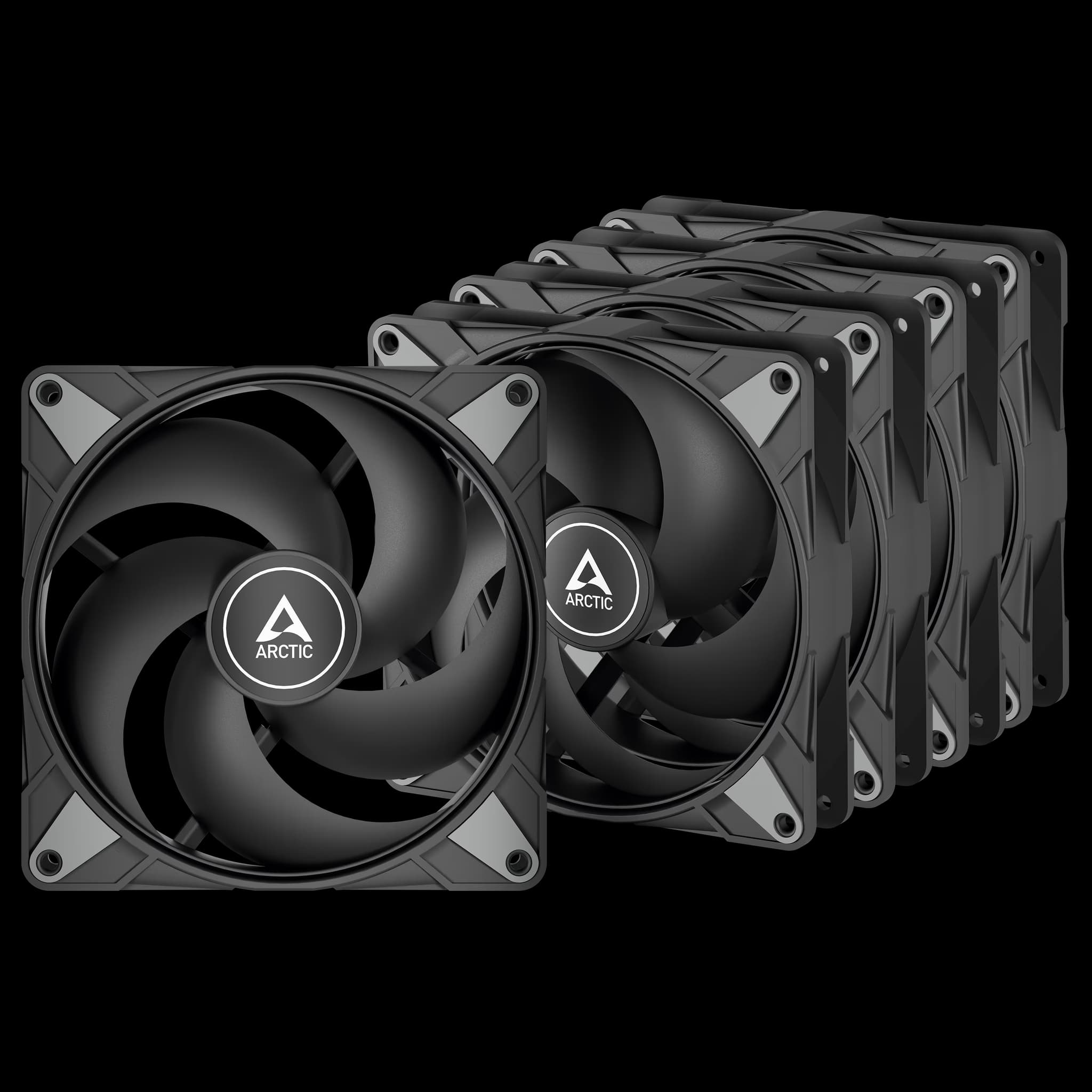 ARCTIC P14 Max 140mm Black PWM 5-Pack main image