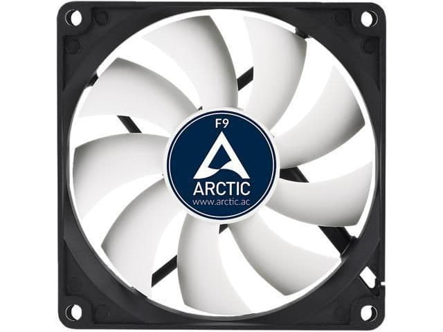 ARCTIC F9 92mm White / Black 43 CFM 1-Pack image