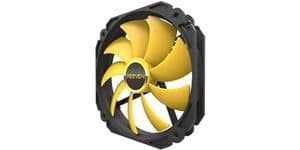 Reeven Coldwing 140mm Yellow / Black PWM 92.4 CFM image